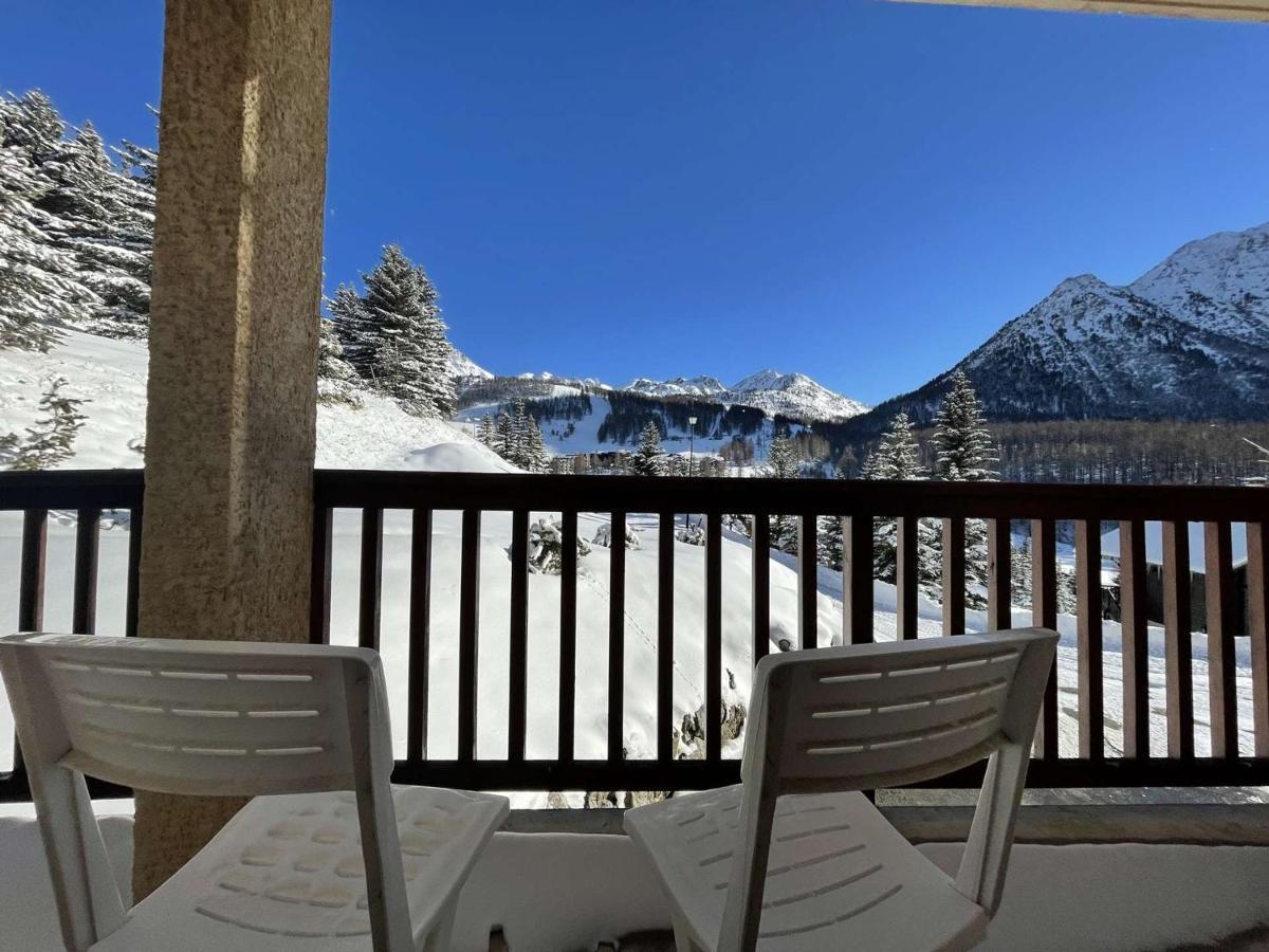 Studio Avec Balcon A Montgenevre, Animaux Acceptes - Fr-1-330D-35 ภายนอก รูปภาพ